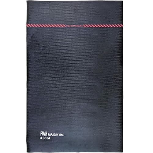 FWR Water Repellent Faraday Bag Compatible with Medium Tablet - Signal Blocking Pouch Magnetic Closure 24 x 34 cm (Fits up to 11")