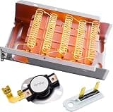 Y2Parts 279838 Dryer Heating Element Kit, with 3977767 Thermostat and 3392519 Thermal Fuse
