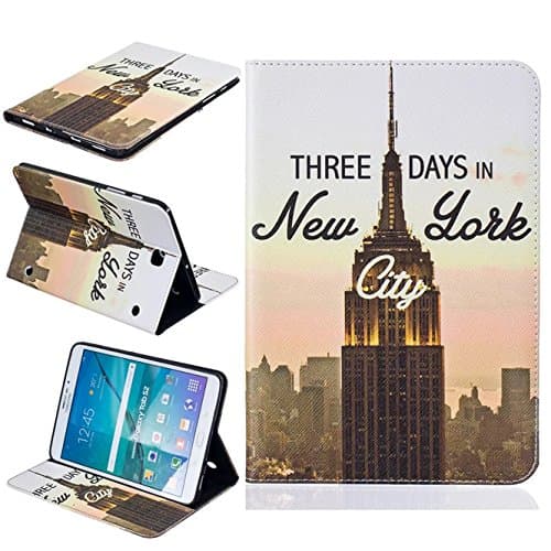 Ngift Galaxy Tab S2 8.0 Case, [City] PU Leather [Card Slots] [Kickstand Function] Folio Flip Wallet Case Cover for with Samsung Galaxy Tab S2 Tablet (8.0 inch, SM-T710 T715)