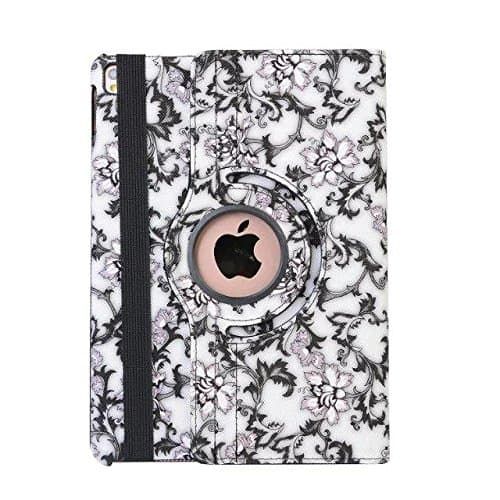 XIE@ 360 Degree Blue And White Porcelain PU Leather Flip Cover Case for iPad Air (Assorted Colors) , black