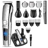 DAXXIN Hair Clippers, 11 in 1 Hair Trimmer Kit Face Body Grooming Beard Hair Clipper Men Trimer Electric Hair Cutting Machine Waterproof