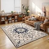 Graphene Electric Heated Floor Mat, Mobile Electric Heating Carpet, Electric Heated Rug Gaming Rug, Detachable Under Rug Heater with Timer, Suitable for RV Living Room Bedroom(C,100 * 200CM)