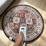 Heated Floor Mat, Soft Plush Heated Area Rug with Rapid Heating, Smart Timer, Temperature Adjustment, Energy Efficient Warm Carpet for Home and Office