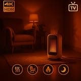 Space Heater Hush 4K – Warm Calm TV Idle Loop
