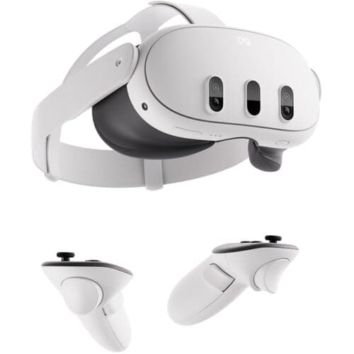 Meta Quest 3 512GB | Virtual Reality Headset Without Wires — Thirty Percent Sharper Resolution — 2X Graphical Processing (Renewed Premium)