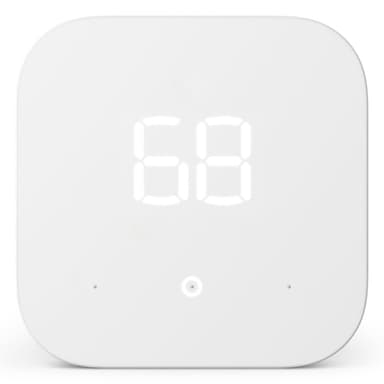Amazon Smart Thermostat – Save money and energy - Works with Alexa and Ring - C-wire required