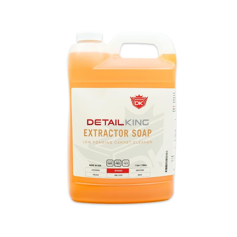 Detail King Car Interior Extractor Soap - Auto Fabric Cleaner - Gallon