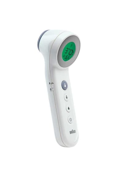 Braun Sensian 7 Non-contact Forehead Thermometer | Age Precision Technology | 3-in1 | Digital Display with Colour Coded | Baby & Child Friendly | Brand #1 at Doctors(1) | BNT400