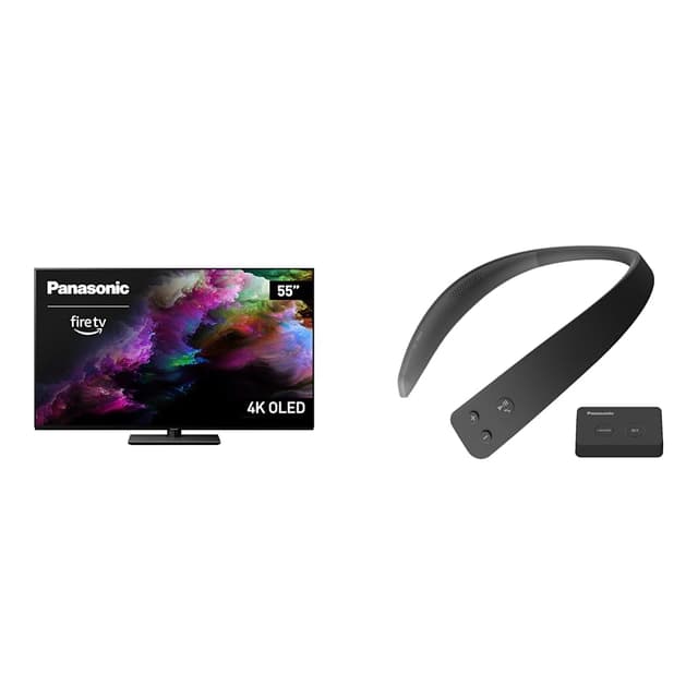 Panasonic 55" Z85 4K OLED & WN10 Wireless Neck Speaker Bundle (2024 Model)