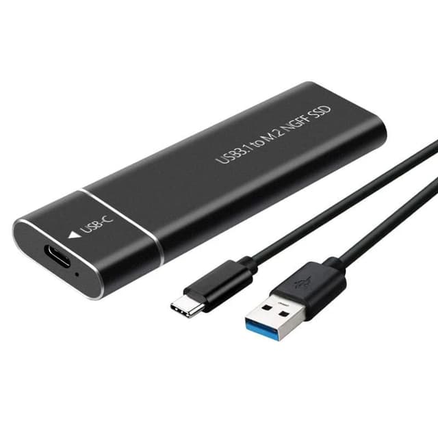 Portable Mobile Solid State Drive, 2TB Portable SSD, External Hard Drive USB C Portable SSD, Up to 3.0 High-Speed Transmission, USB 3.1, External Solid State Drive for Android, Windows, MacOS (Black)