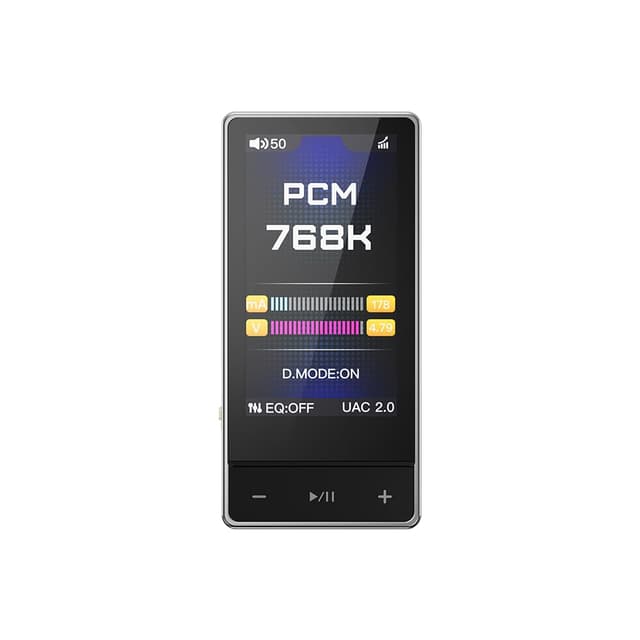 FiiO QX13 Portable DAC Amp, ES9027PRO 8-Ch DAC, 900mWĆ2, XMOS 16-Core, 10-Band EQ,Color Display (Titanium Gold)
