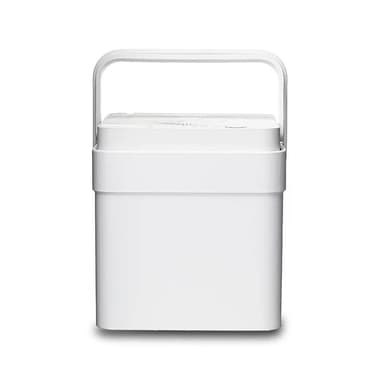 Midea Cube 50 Pint Dehumidifier for Basement and Rooms at Home for up to 4,500 Sq. Ft., Smart Control, Compatible with Alexa (White), Drain Hose Included