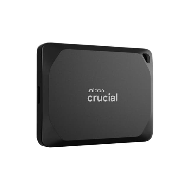 Crucial X10 Pro 4TB Portable SSD, Up to 2100MB/s Read, 2000MB/s Write, 3.2 USB-C, External Solid State Drive, Durable Storage for PC & Mac, for Professional Creators, Black - CT4000X10PROSSD902