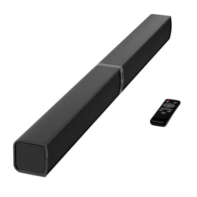 MZEIBO Sound Bar for Smart TV,80W Detachable Bluetooth Soundbar with Powerful Bass, 2-in-1 Home Theater Audio System, ARC/Optical/AUX Connectivity for TV/PC/Laptop/Game Console