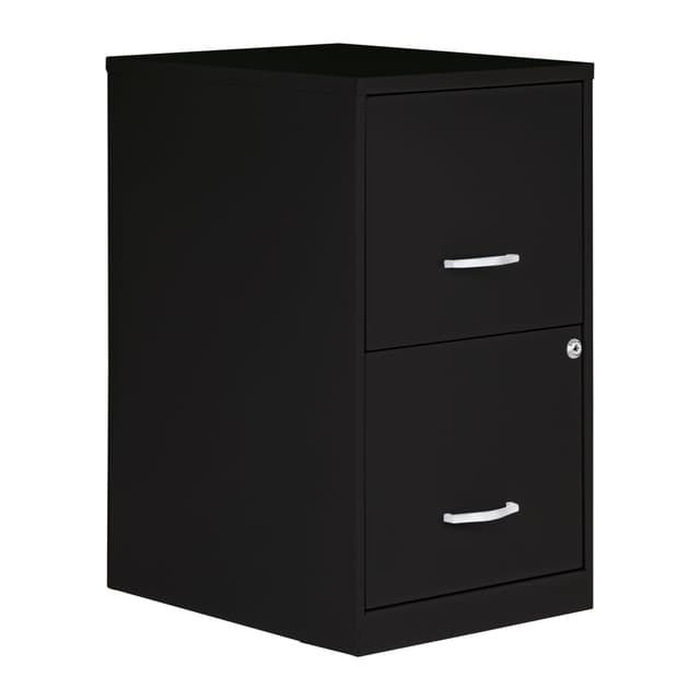 NuSparc 2 Drawer Locking Filing Cabinet | Pre-Assembled Steel Construction | Space-Saving Design is Perfect for Home and Small Office | Letter-Size | Assembled in North America