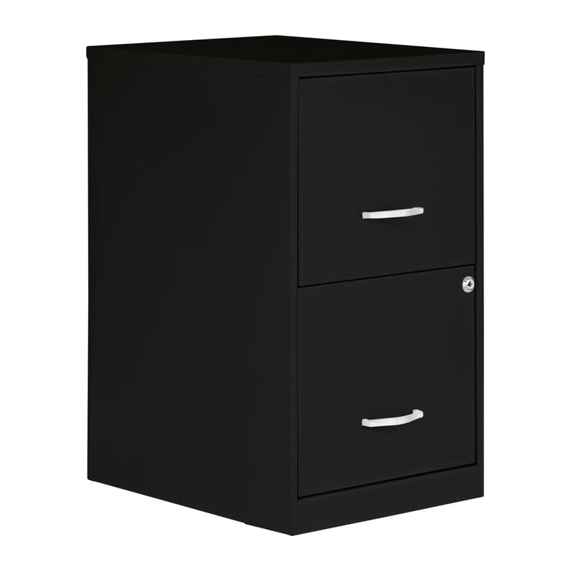 NuSparc 2 Drawer Locking Filing Cabinet | Pre-Assembled Steel Construction | Space-Saving Design is Perfect for Home and Small Office | Letter-Size | Assembled in North America