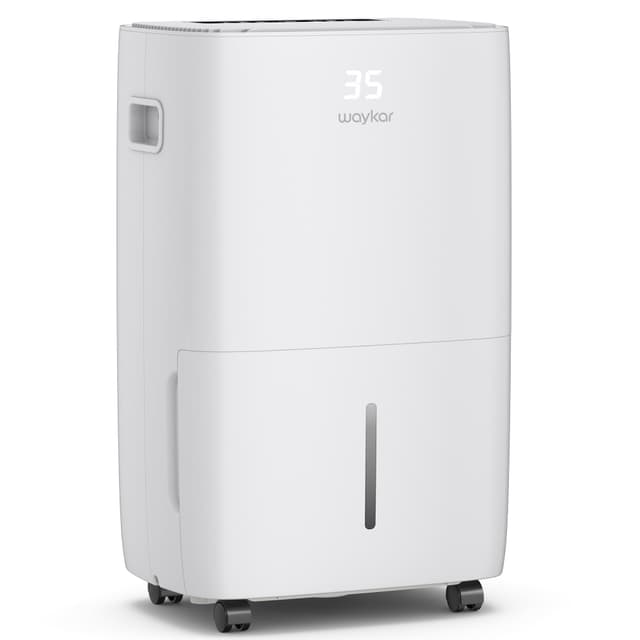Waykar 130 Pints 6,500 Sq. Ft Dehumidifier with Drain Hose for Commercial and Industrial Large Rooms, Warehouses, Storages, Home, Basements and Bedroom with 2.04 Gal Water Tank