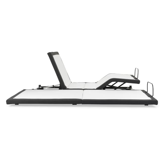 Blissful Nights z4 Adjustable Bed Frame for Storage Beds with Massage Anti-Snore, Zero G, USB Charging Station, Wireless Remote Head and Foot Incline and No Tools Required Assembly … (Split Cal King)