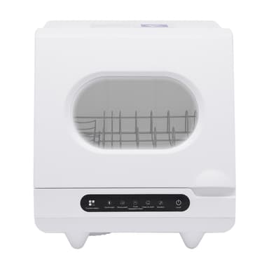 1200W Countertop Dishwasher with 5L Built-In Water Tank Mini Dish Washer with 5 Washing Programs and 360° Dual Spray,Tank Leak Proof Drying,Compact & Convenient Mini Dishwasher for Kitchen,Office,RV