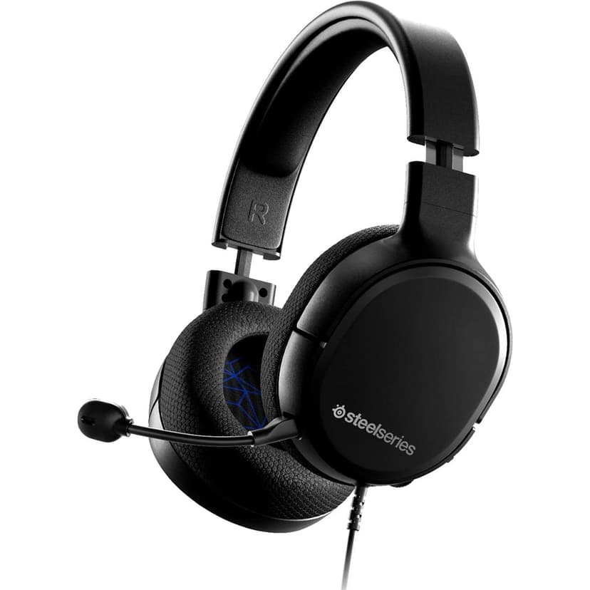 SteelSeries Arctis 1 Wired Gaming Headset – Detachable ClearCast Microphone – Lightweight Steel-Reinforced Headband – For PS5, PS4, PC, Xbox, Nintendo Switch, Mobile