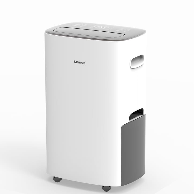 Shinco 86 Pints Dehumidifier for Home and Basements, 5000 Sq.Ft Dehumidifiers with Drain Hose, Auto or Manual Drainage, Auto Defrost, Quietly Remove Moisture, Intelligent Humidity Control, 24HR Timer