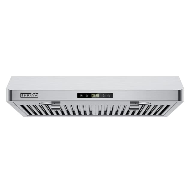 Empava Ductless/Ducted Range Hood Under Cabinet 30 Inch, Touch Control, 300 CFM Plug in, Stainless Steel