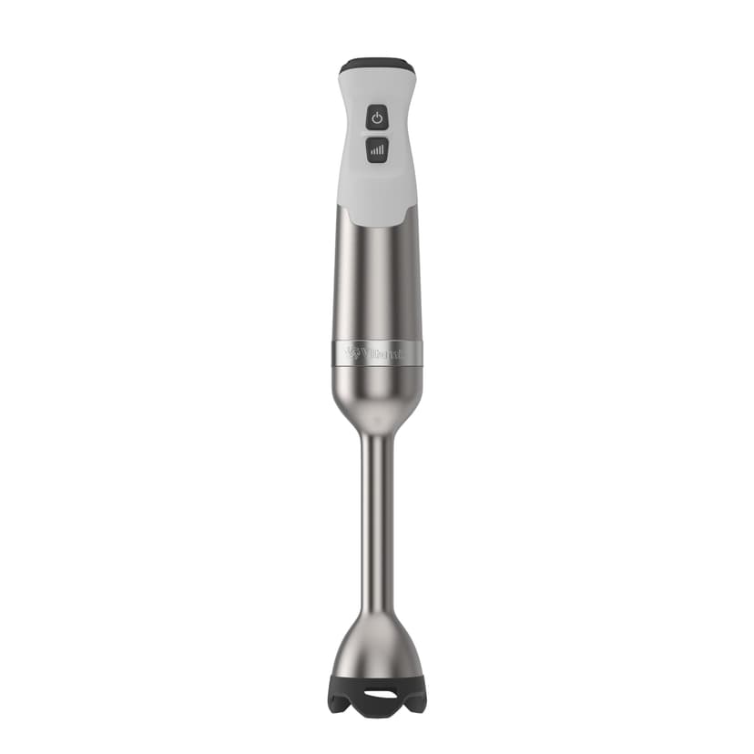 Vitamix 5-Speed Immersion Blender, Professional-Grade Hand Blender with 625-Watt Motor and Stainless-Steel Blade, Stainless Steel/White
