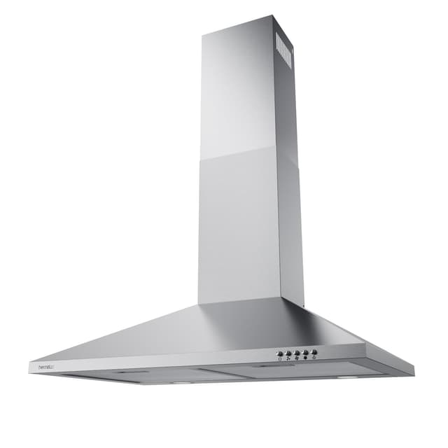 Hermitlux Range Hood 30 inch Stainless Steel, Wall Mount Vent Hood for Kitchen with Charcoal Filter, Ducted/Ductless Convertible