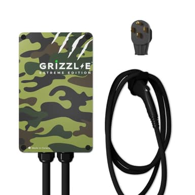 Grizzl-E Classic, Level 2 240V / 40A Electric Vehicle (EV) Charger, UL Certified, Metal Case Enclosure, Indoor/Outdoor Electric Car Fast Wall Charging Station, NEMA 14-50 Plug, Extreme Edition