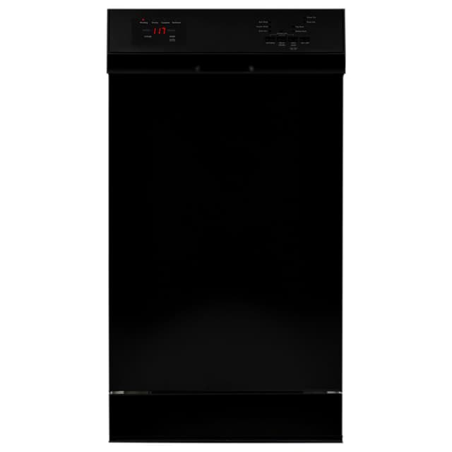 Kenmore 22-14709 18" Compact Built-In Dishwasher - UltraWash Plus, TurboDry, EasyFlex Third Rack & SmartWash - 10 Place Settings - 45 DBA - ENERGY STAR Certified - 18" - Black