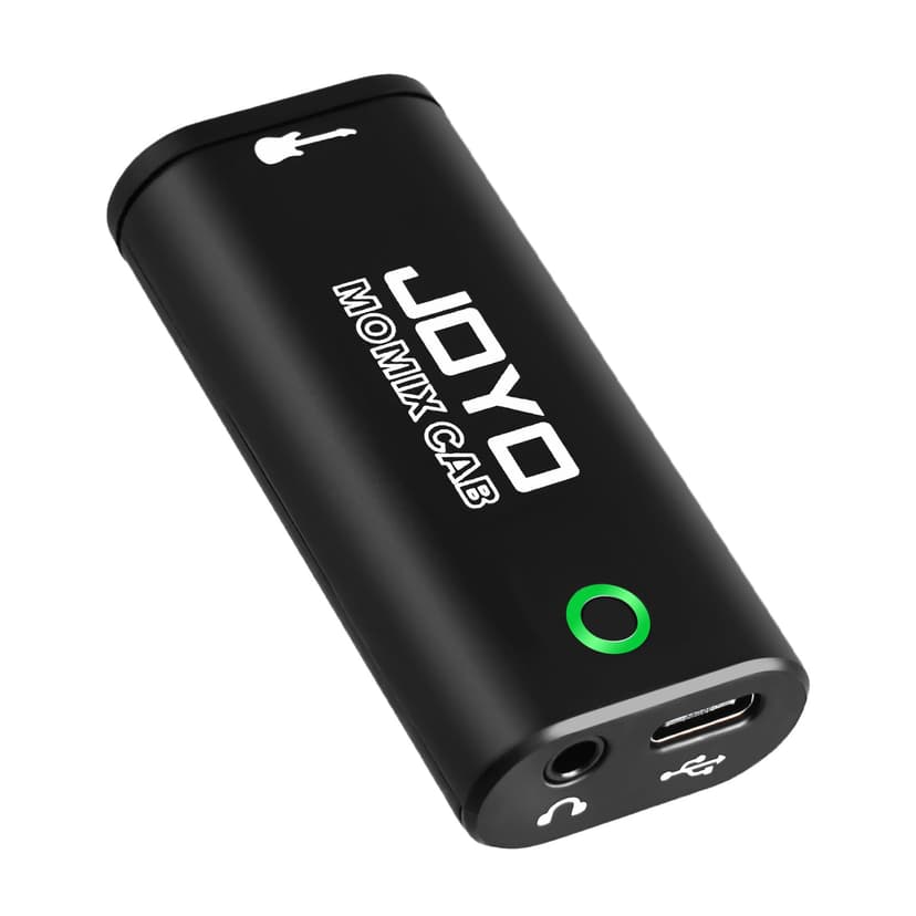 JOYO Guitar Audio Interface Pocket Internal Recording Sound Card with Type-C and Lightning for Phone Portable and Lightweight Plug & Play (MOMIX CAB)