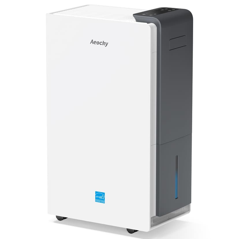 5500 Sq.Ft Energy Star Most Efficient 2024 Dehumidifier,AEOCKY Max 105 Pint/Day Smart Compressor Dehumidifier with Drain Hose,Intelligent Humidistat,for Basement,Bedroom,Home,Bathroom