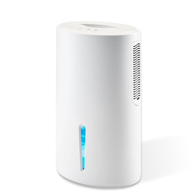 Dehumidifier for Home with Colorful Light Auto Shut Off Protection Ideal for Bedroom and Basement 2 Working Modes Daytime and Nighttime Efficient Moisture Removal System