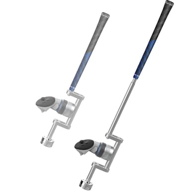 YEZRO All-New VR Golf Club Attachment for Meta Quest 3s/3/2 & Pro – Dual Length 27” or 19” Adjustable Weighted Handle for Realistic Swing, Fits Left & Right Controllers