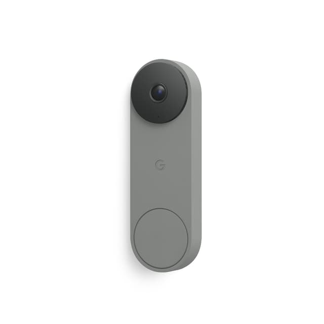 Google Nest Doorbell (Wired, 3rd Gen) - 2K Video and Gemini, Live View, Night Vision, 2-Way Audio - Works with Google Home - 2025 Model - Hazel