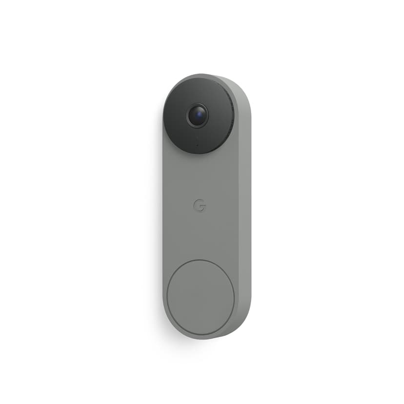 Google Nest Doorbell (Wired, 3rd Gen) - 2K Video and Gemini, Live View, Night Vision, 2-Way Audio - Works with Google Home - 2025 Model - Hazel