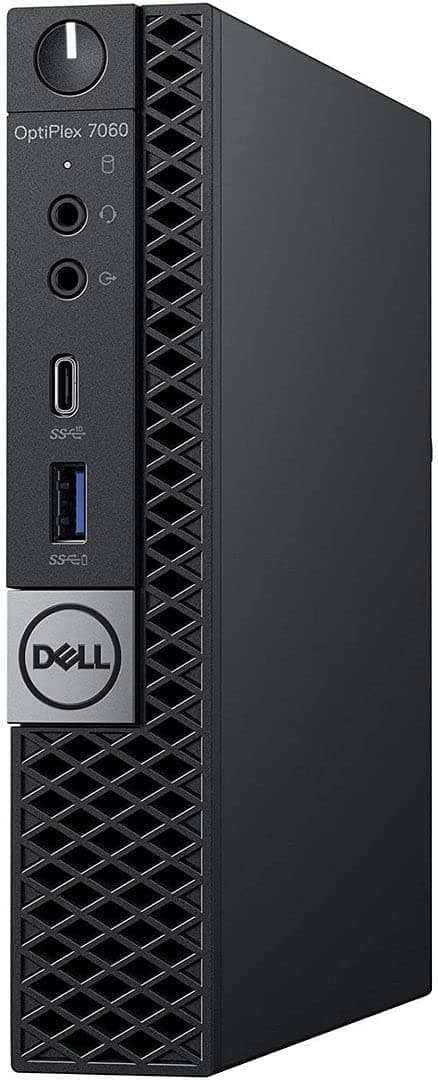 Dell Optiplex 7060 Micro MFF Desktop PC Intel i7-8700T 6-Cores 2.40GHz 32GB DDR4 New 1TB M.2 NVMe SSD WiFi BT HDMI New KB & Mouse Windows 11 Pro (Renewed)