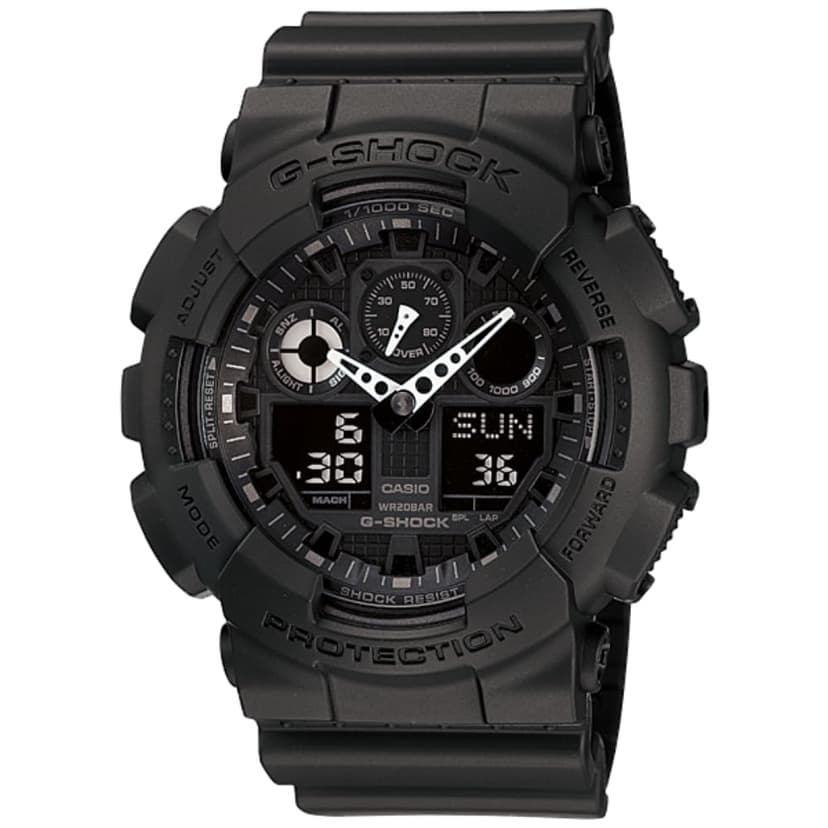 Casio G-Shock GA100-1A1 | Men's Tough Analog-Digital Watch | 200M Water Resistant | Shock & Magnetic Resistant | Sporty & Rugged Design