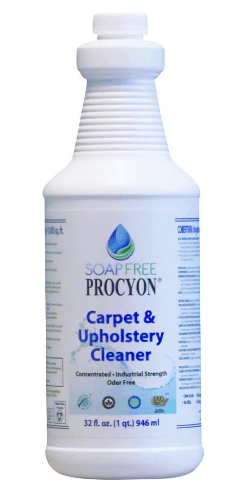 Procyon Carpet & Upholstery Cleaner Concentrate - Professional Pet, Earth, Family-Safe Cleaning Solution for Fabric & Furniture (32 Oz)