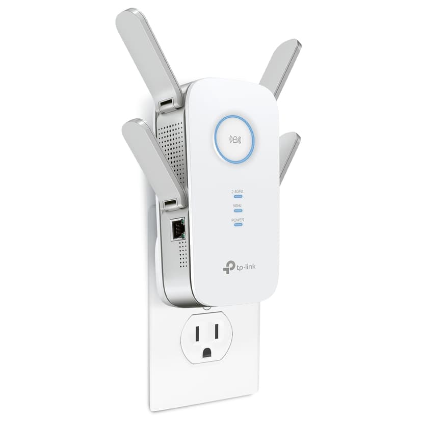 TP-Link AC2600 WiFi Extender(RE650), Up to 2600Mbps, Dual Band WiFi Range Extender, Gigabit Port, Internet Booster, Repeater, Access Point,4x4 MU-MIMO