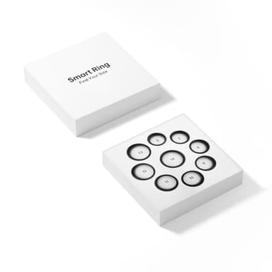 BENIO Gen 2 Smart Ring for Women & Men, Heart Rate,Fitness Tracker with Sleep,Step/Sleep/Blood Oxygen/Heart Rate Tracker, 5ATM Waterproof for iOS and Android,No Subscription,Sizing Kit