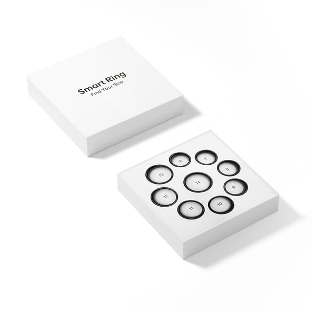 BENIO Gen 2 Smart Ring for Women & Men, Heart Rate,Fitness Tracker with Sleep,Step/Sleep/Blood Oxygen/Heart Rate Tracker, 5ATM Waterproof for iOS and Android,No Subscription,Sizing Kit