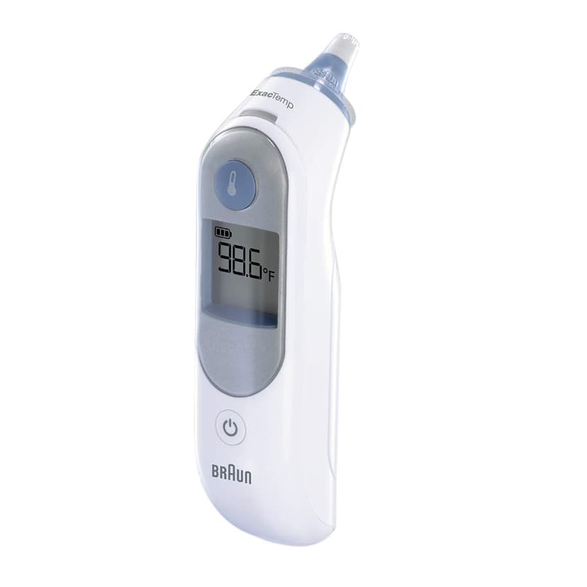 Braun ThermoScan 5 Ear Thermometer - ExacTemp Stability Indicator for Professional Accuracy, Digital Display, Baby and Infant Friendly, No.1 Brand Recommended by Pediatricians