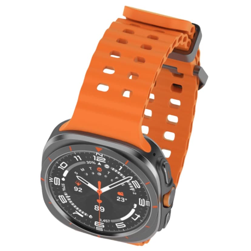 Samsung Galaxy Watch Ultra 2025 (64GB, 47mm, Unlocked LTE) AI Smartwatch with 1.5" AMOLED, Wi-Fi, Bluetooth, Heart Rate, GPS Fitness Tracker, International Model (Fast Charger Cube Bundle, Grey)