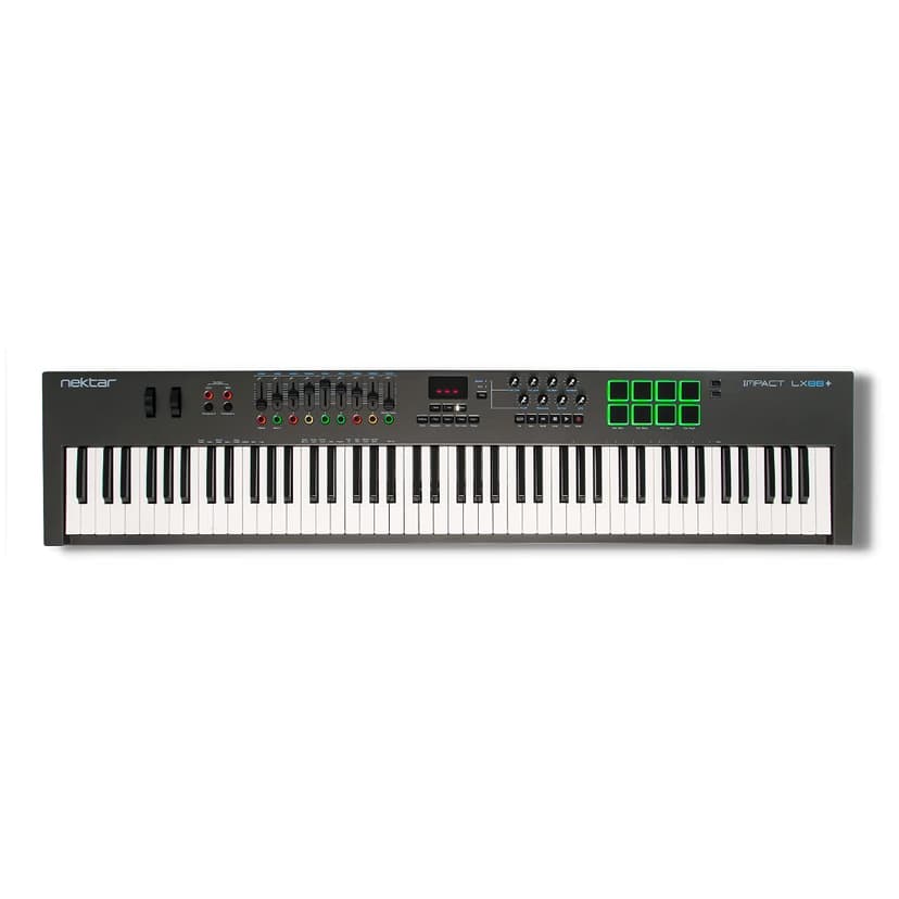 Nektar Impact LX88+ | USB MIDI Controller Keyboard with Nektar DAW Integration Dark Grey