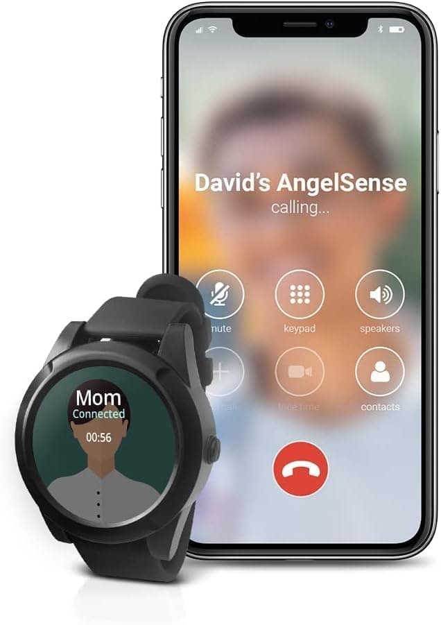 Assistive Technology Watch with GPS Tracker for Special Needs, Autism, Elderly with Dementia or Alzheimer's - SOS Button, 2-Way Speakerphone, Live Tracking Alerts, AI-Powered - Subscription Required