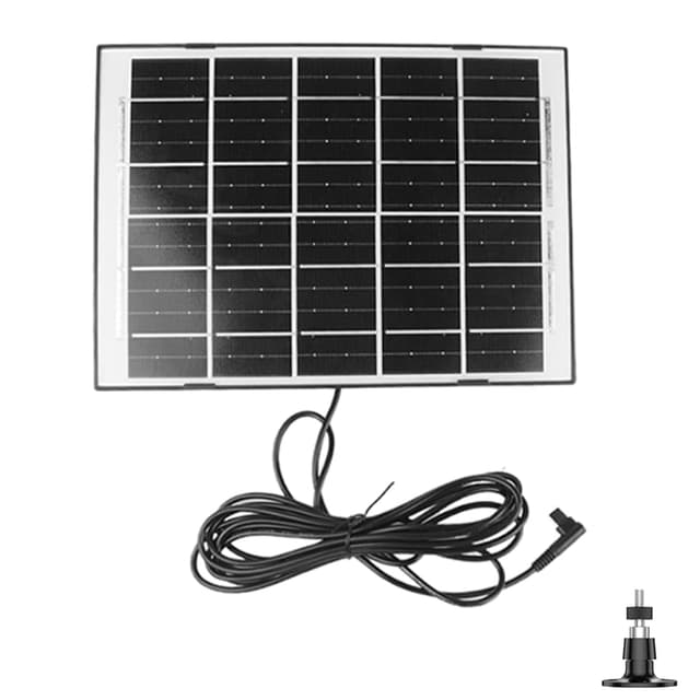 Pet Deluxe 7W Solar Panel for Chicken Coop Door, USB-C Charging Type Port with New Cold-Proof Material Practical & Reliable 6V Waterproof Solar Panel Battery Charger 9.8 Feet Cord