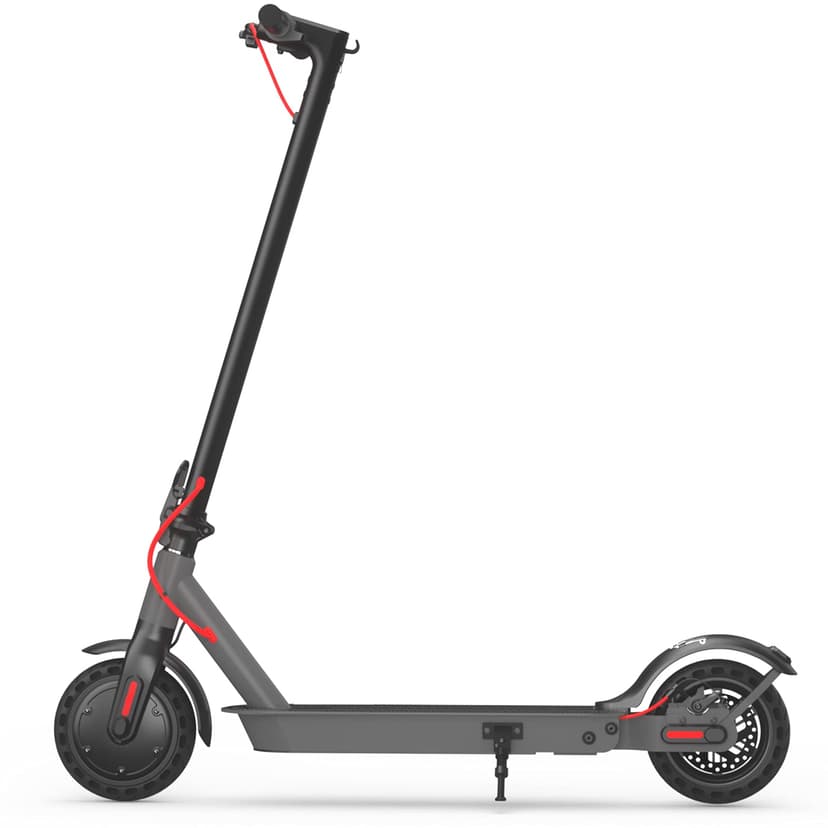 Hiboy S2 Electric Scooter - 8.5" Solid Tires - Up to 17 Miles Long-Range & 19 MPH Portable Folding Commuting Scooter for Adults with Double Braking System and App (Black&Space Grey)