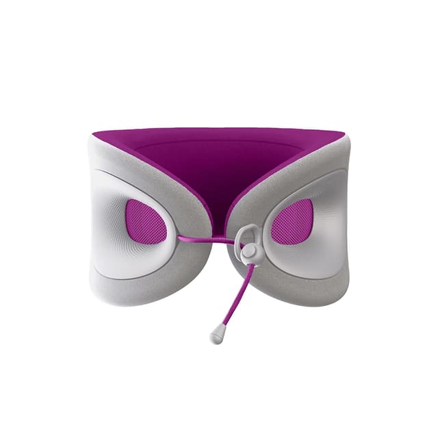 Cabeau Travel Essential Neck Pillow - Fits Most Neck Sizes (11-21 inches) - Evolution X Three Ways to Adjust for Ultimate Comfort on Long Flights (Amethyst)