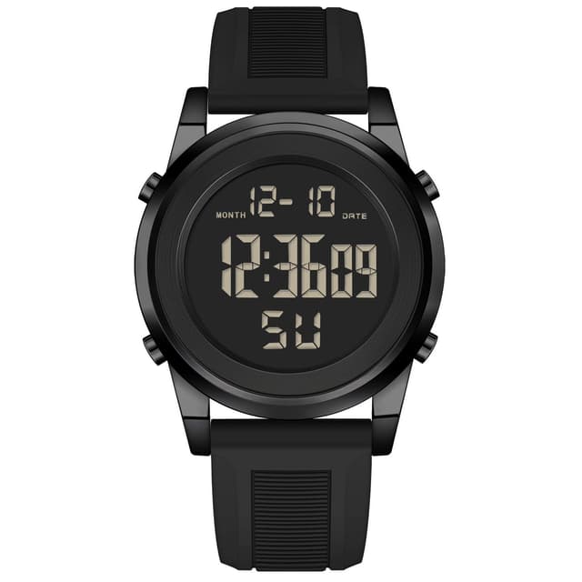MONDISOLT Military Silver Waterproof Sports Wrist Watches for Men Digital Tactical Mens Sport Watches Waterproof Military